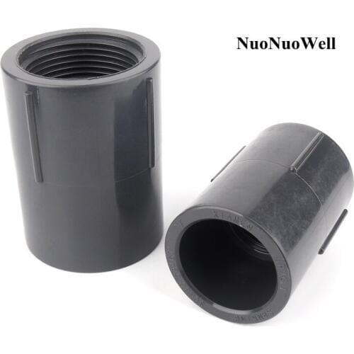 ANSI 1pc 21.34~114.3mm To 1/2"~4" Hi-Quality UPVC Direct Connectors Aquarium Tank Adapter Garden Irrigation Water Pipe Joints
