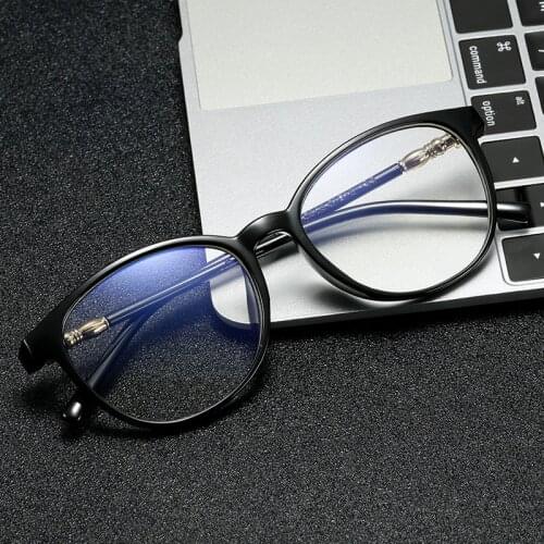 Anti blue light glasses women clear lens computer glasses men Anti Blue Ray Goggle Blocking Screen Glasses Round reading eyewear