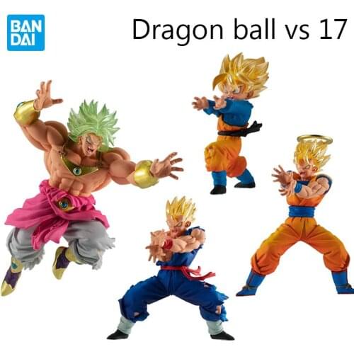 Bandai Dragon Ball Super Vs 17 Gashapon Toy Sun Goku Gohan Goten Broly Action Anime Figure Model Kids Toys