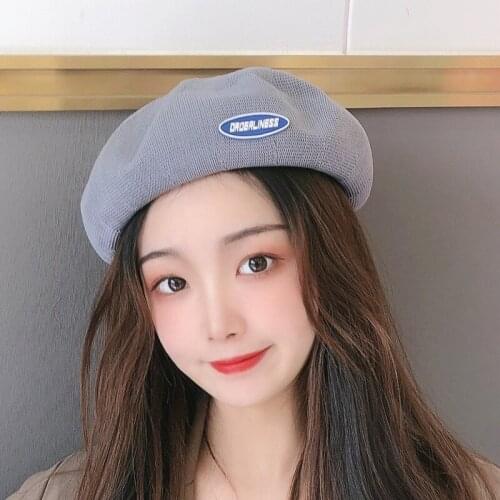 Berets For Womens Spring Summer Sunhat Net Red Beret Female Navy Hat Fashionable Casual Octagonal Retro Hats Peaked Cap