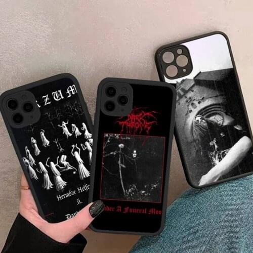 Burzum Filosofem BRZM Phone Case For iphone 12 11 8 7 plus mini x xs xr pro max matte transparent cover