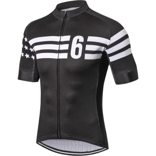 Outdoor mountain bike short sleeve bicycle breathable cycling jersey For Men