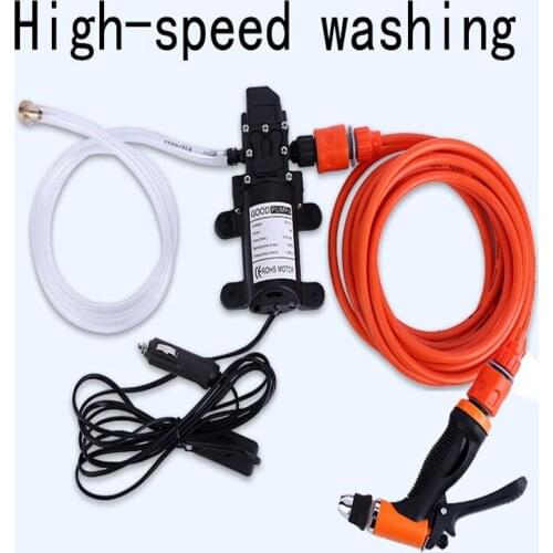 Car Wash 12V Car Washer Gun Pump High Pressure Cleaner Car Care Portable Washing Machine Electric Cleaning Auto Device
