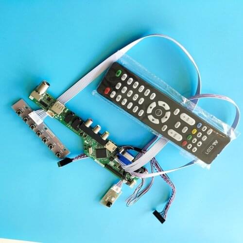 Kit for LP156WH3(TL)(S1) USB remote VGA 15.6" TV AV 40pin LVDS Controller board driver Screen panel LCD LED 1366X768