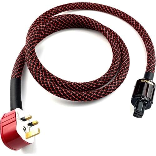 M400 Pure Copper Hifi Audio Power Cable For Audio Amplifier CD Player UK / EU / US Version