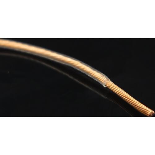 6N OCC Single Crystal Copper Wire Telflon 2m 0.5mm/1.0/2.5 square OD 1.4mm 1.8mm 2.4mm Copper Wire High Purity OCC Wire