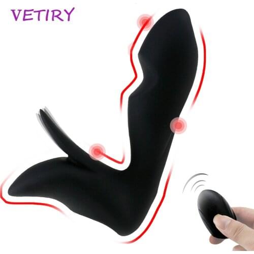 Male Prostate Massage Vibrator Sex Toys Masturbator for Men, Silicone Anal Plug Butt Plug Gay Sex Products for Adult USB Charge