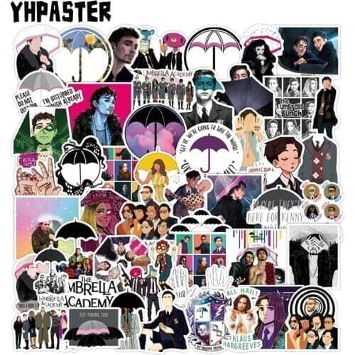 10/30/50Pcs The Umbrella Academy US TV Series Stickers For Laptop Refrigerator Motorcycle Skateboard Scrapbook Toy Gift Box