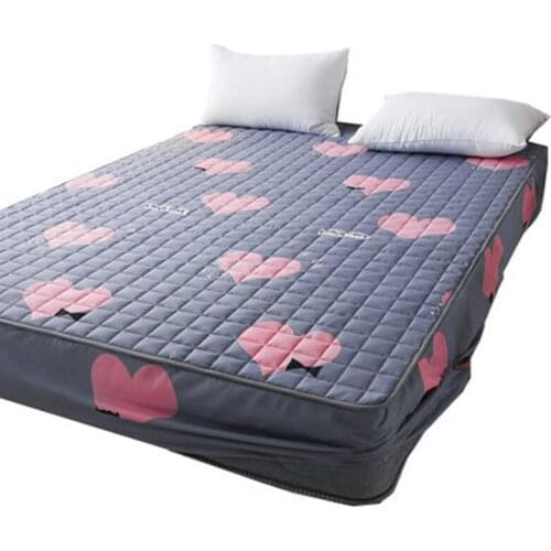 Cotton Fitted Sheet Cartoon Mod Bed Cover Soft For King/Queen Size 1.5/1.8/2M Home Bed Bedding Cover Black Bed Winter Bedspread