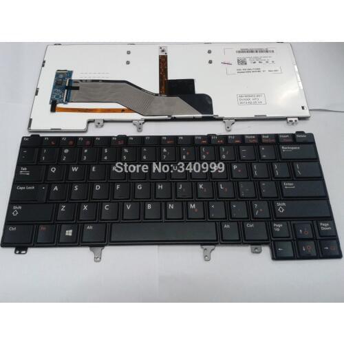 New laptop Keyboard for DELL E5430 E6420 E6430 E5420 E6440 Black US layout backlit No-Pointer