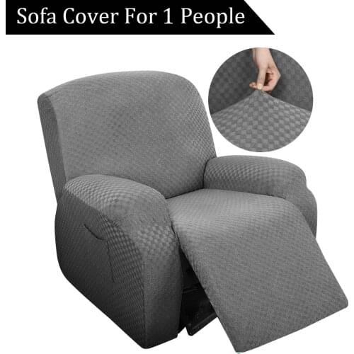 1 Set Solid Sofa cover For 1 People Elastic Thickening All-Inclusive Massage Chair Cover Fabric Sofa Reclin Cover Home Decoratio