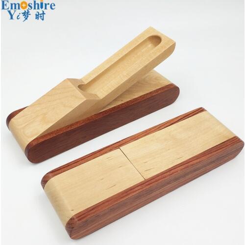 Wholesale Fashion Custom Wooden Pencil Box Puzzle Folding Pencil Case Pencil Box Pen Gifts Box for School Office Supplies B011