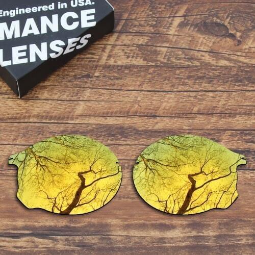 ToughAsNails Polarized Replacement Lenses for Oakley Tailend Sunglasses Gold Mirrored