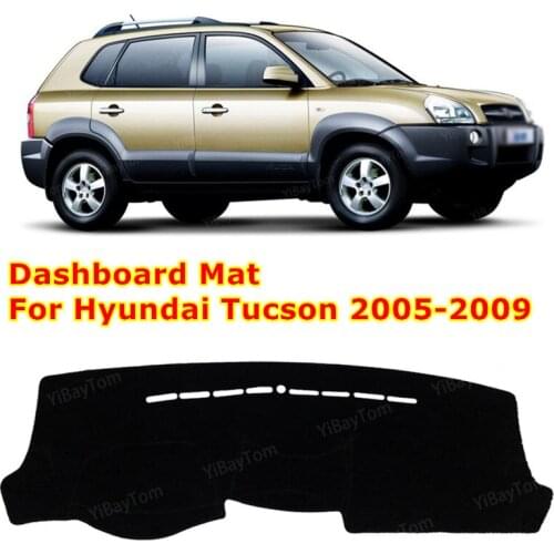 For Hyundai Tucson 2005-2009 JM Anti-Slip Mat Sunshade Dashmat Protect Carpet Dashboard Cover Pad Accessories