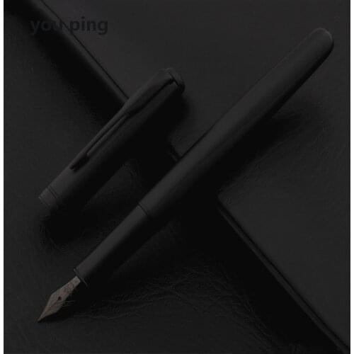 Luxury Quality Jinhao 75 Metal Black Fountain Pen Financial Office Student School Stationery Supplies Ink Pens