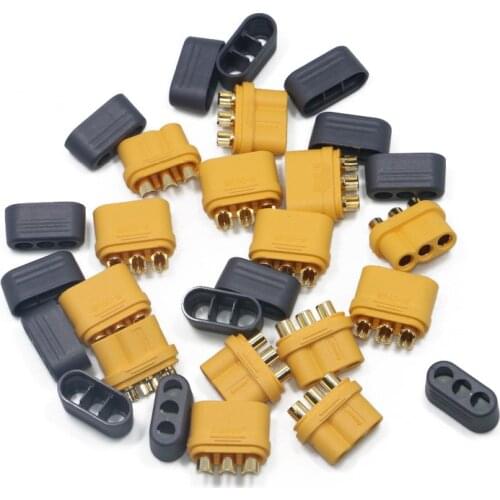 5Pairs 10PCS Amass MR60 Plug w/Protector Cover 3.5mm Connector Interface Connector Sheathed For RC FPV Racing Drone Lipo Battery