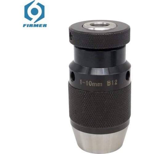 1pcs b10 b12 b16 b18 chuck keyless drill chuck 1-13 3/8-24UNF 1/2 20UNF for CNC drilling machine