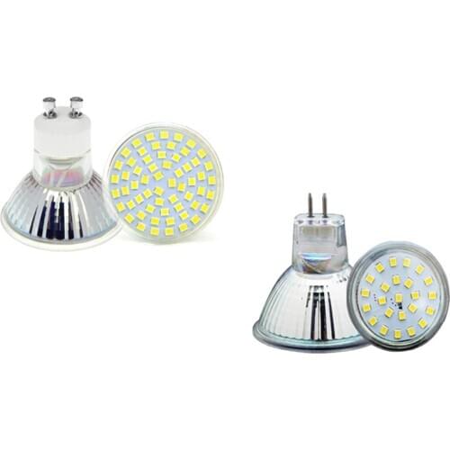 Led Spotlight GU10 Mr16 Mr11 220V 3W 5W Lights Led Lamps Glass Body Spot Light Bulb lampada led Lighting