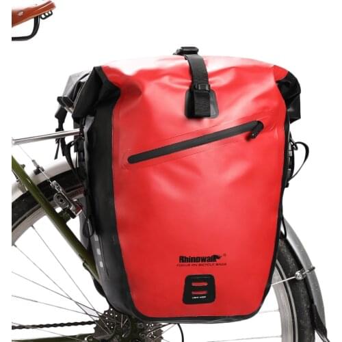 Rhinowalk 25-27L Waterproof Bicycle Bag Travel Cycling Bag Basket Bicycle Rear Rack Tail Seat Trunk Bags bicycle bags