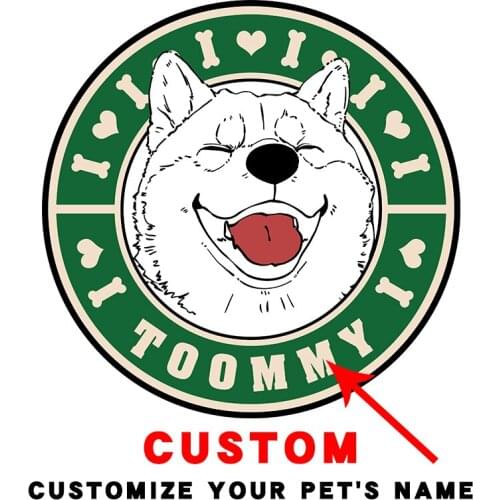 Japanese Native Dog Customization Washable Patches for Kids Clothing Jacket Badges Stickers on Clothes iron on patches