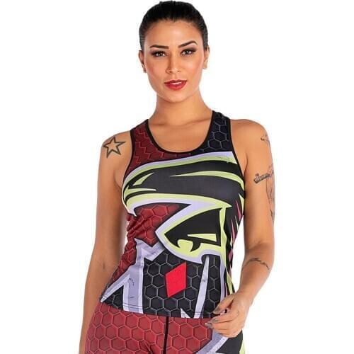 Cody Lundin Digital Sublimation Printed Women Sleeveless Vest Ladies Bodybuilding Sweatshirt