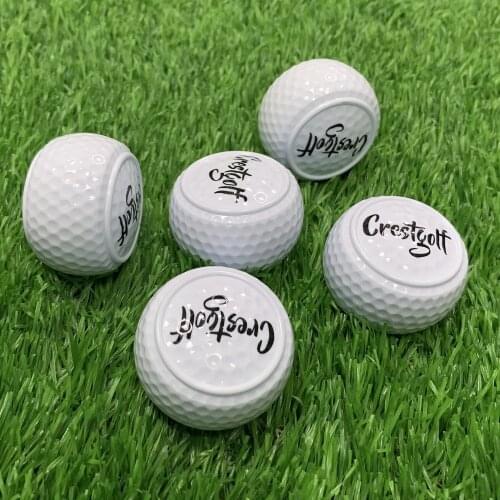 1pc/5pcs Original Hard Golf Balls Golf for Beginners Two Layer Ball Driving Range Practice Ball Training Aids