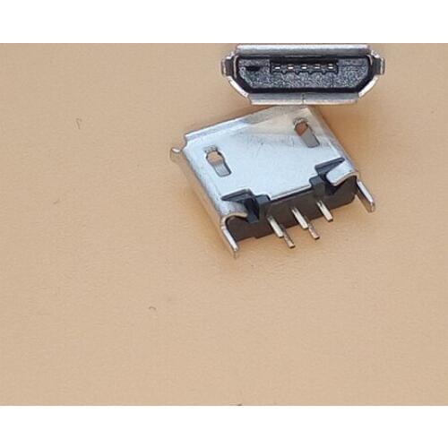 100pcs Vertical MICRO mini USB 5pin female seat 180 degrees jack 5P Direct plug-in USB connecto