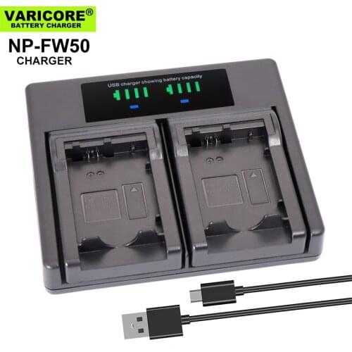 2021 8.4V Camera lithium battery Charger for NP-FW50 LP-E6 LP-E17 LP-E10 NP-W126 EN-EL15 Mirrorless digital Camera batteries