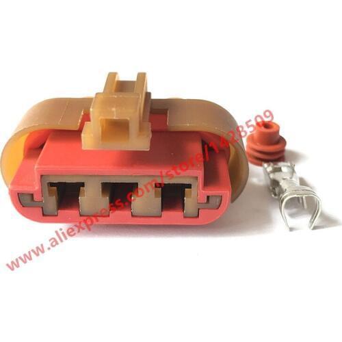 5 Sets Auto 3 Pin Female Wire Harness Waterproof Connector