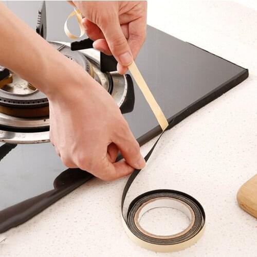 Gas stove table gap anti-fouling pool sink dustproof waterproof seal soundproofing household kitchen gadget