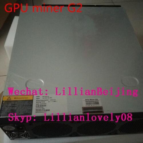GPU Miner G2 of 8 GPU cards Raden RX570,GDDR5 ethereum Mining machine antminer g2 hash rate 220Mh/s with power supply