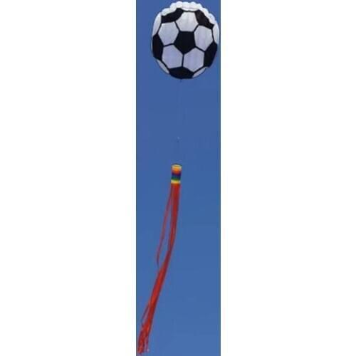 Soft inflatable football kite with long tails for children kids audlts outdoor fun toys gifts