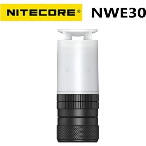NITECORE NWE30 Emergency Electronic Whistle 120dB Buzzing Output 2000 Lumen Beacon Flashing 4* SST-20-W LEDs CR123A battery