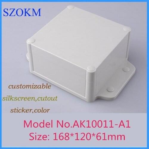 168*120*61mm szomk new arrival plastic enclosure project box waterproof enclosure (1 pcs) plastic waterproof container