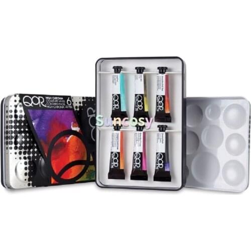 USA Original QOR Gold Medal Artist Master Grade 5ml Tubular Watercolor Paint 6 12 24 Colors Set Acuarelas Profesionales