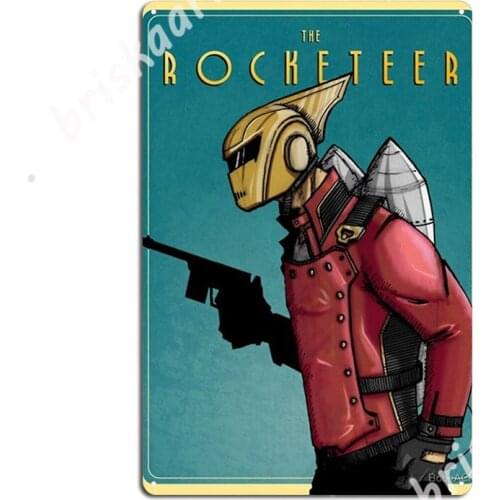 Rocketeer Metal Signs Cinema create Poster Club Tin sign Posters