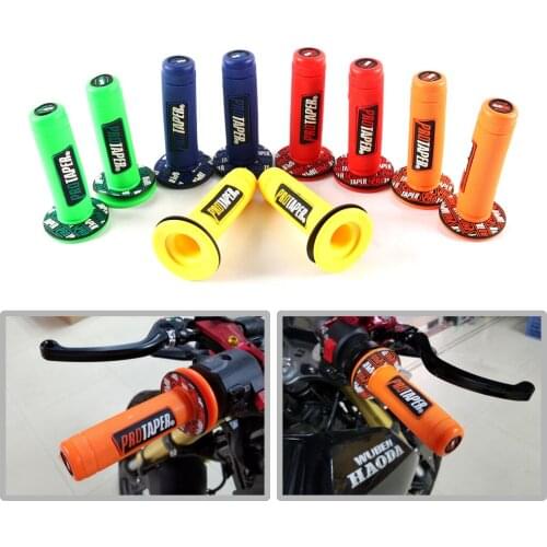Handle Grip Pro taper Motorcycle High Quality Protaper Dirt Pit Bike Motocross 7/8" Handlebar Rubber Gel Hand Grips Brake Hands