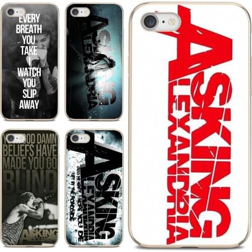 Silicone Phone Cover For Samsung Galaxy A9 A8 Star Lite A3 A5 A7 A6 Plus 2018 2015 2016 2017 UK Asking Alexandria logo Rock Band