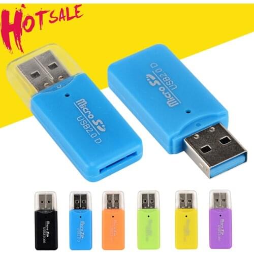 Usb Memory Disk 2.0 TF Micro Security Digital Memory Card Reader Adapter High Speed Memory SD Card Reader For Laptop Accessories
