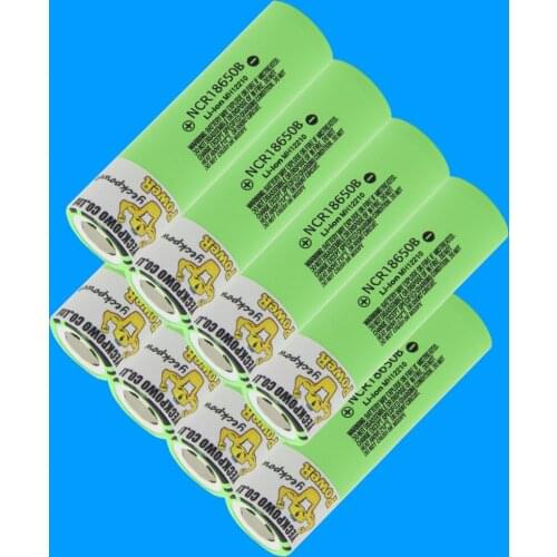 YECKPOWO NCR18650B 3400MAH 3.7V 18650 battery li-ion batteries lithium rechargeable flat top / 18650 charger fast 4 slots