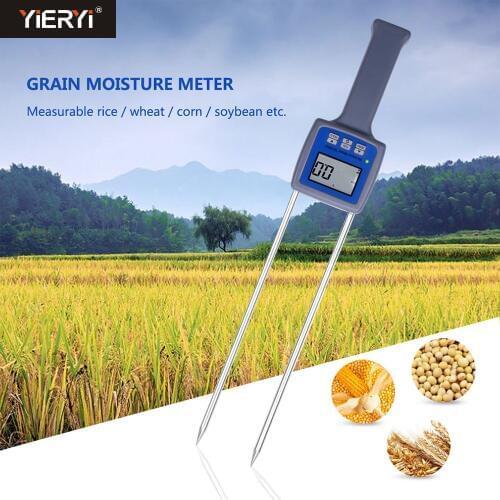 Yieryi New High Quality TK100G Grain Moisture Meter Wheat Maize Soya Beans Paddy Rice Barley Moisture Tester