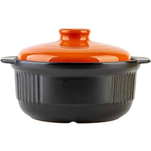Heat Resistant Casserole Camping Dish Ceramic Cooking Pot Set Casserole Chinese Panelas Rosa Kitchen Accessories DI50SG