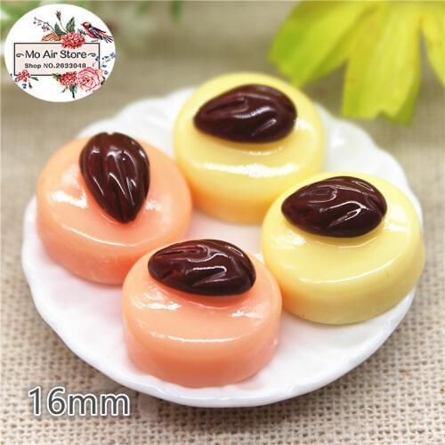 10pcs nut candy Resin Flat back Cabochon imitation food Art Supply Decoration Charm DIY Craft