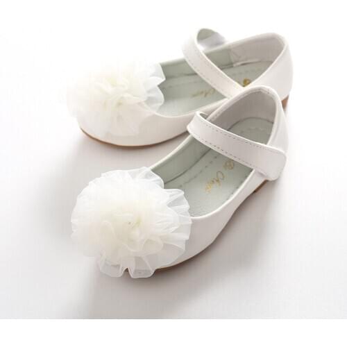 2020 Child Dress Leather Shoes For School Girls Fashion Lace Flower Princess Wedding Party Shoes 2 3 4 5 6 7 8 9 10 11 12 Years