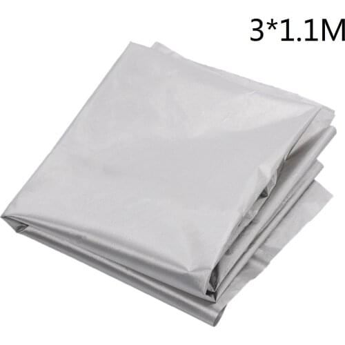 3*1.1M Soft Grounding Earthing EMF RF RFID Shielding Fabric Material Roll Anti-Scanning DIY For Linings Electromagnetic