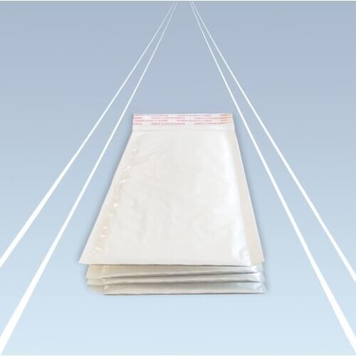 50 Pieces 23x16cm Waterproof Shockproof Envelopes White Poly Bubble Mailer Bag Self Seal For Package Gift
