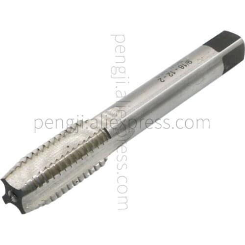 9/16"-12 BSW HSS Right Hand Thread Tap High Speed Steel 6542 Used for Conventional Machine Tapping or CNC Tapping