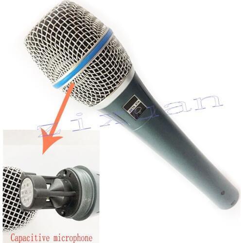 Free ShippiReal Condenser BETA87A !Top Quality Beta 87A Supercardioid Condenser Vocal Microphone With ideamedia Amazing Sound i