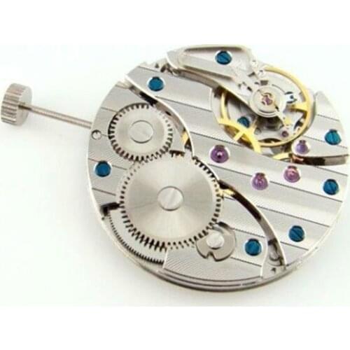 For 17 Jewels Seagull Swan Neck 6497 Hand Winding Watch Movement Asia Deciration Mechanical Watch Movement Replacement Repair