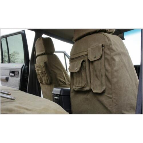 Canvas yellowish brown function type car seat cover model customize for Juke BLUEBIRD SUNNY Pathfinder PICKUP TEANA TIIDA Sylphy